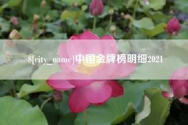 贵州中国金牌榜明细2021