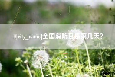 贵州全国消防日是第几天？