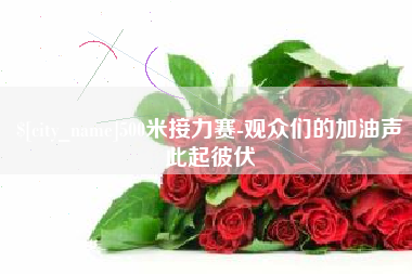 贵州500米接力赛-观众们的加油声此起彼伏
