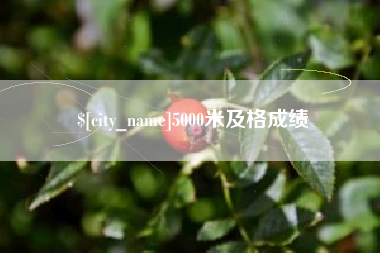 贵州5000米及格成绩