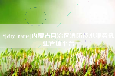 贵州内蒙古自治区消防技术服务执业管理平台