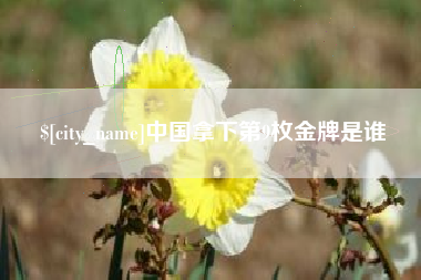 贵州中国拿下第9枚金牌是谁