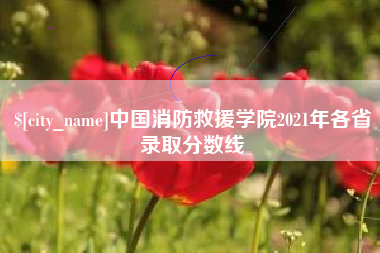 贵州中国消防救援学院2021年各省录取分数线