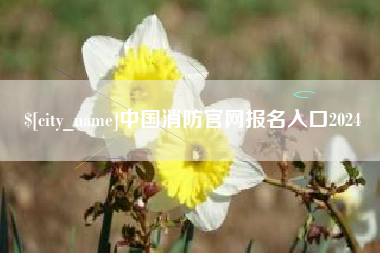 贵州中国消防官网报名入口2024