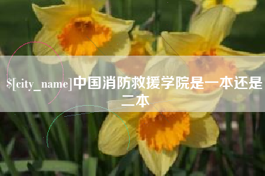贵州中国消防救援学院是一本还是二本