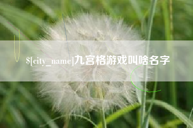 贵州九宫格游戏叫啥名字