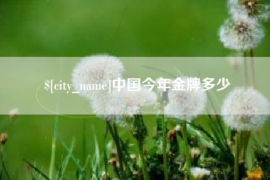 贵州中国今年金牌多少