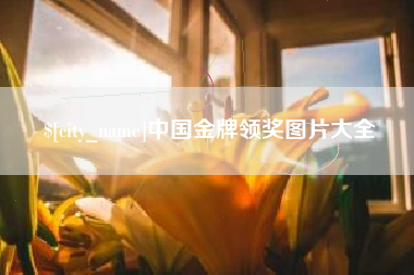 贵州中国金牌领奖图片大全