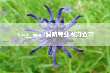 贵州消防专业视力要求