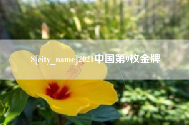 贵州2021中国第9枚金牌