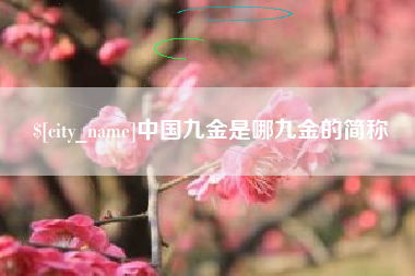 贵州中国九金是哪九金的简称