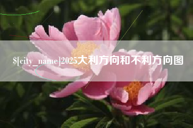 贵州2025大利方向和不利方向图