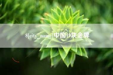 贵州中国19块金牌