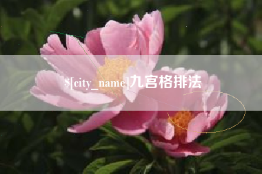 贵州九宫格排法