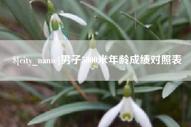 贵州男子5000米年龄成绩对照表