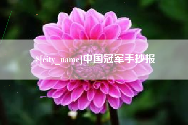 贵州中国冠军手抄报