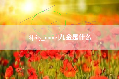 贵州九金是什么