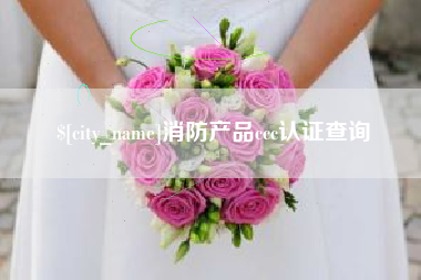 贵州消防产品ccc认证查询