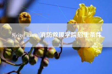 贵州消防救援学院招生条件