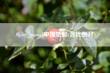 贵州中国地图(含比例尺)