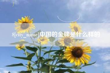 贵州中国的金牌是什么样的