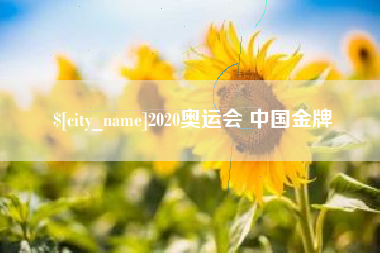 贵州2020奥运会 中国金牌