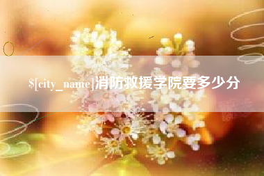 贵州消防救援学院要多少分